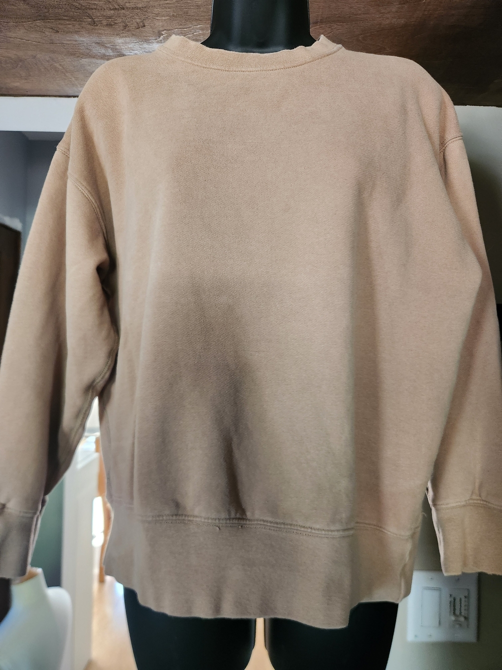 American Eagle Outfitters Crewneck Sweatshirt in Tan